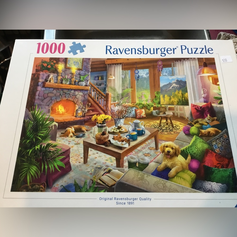 Ravensburger Cozy Cabin Puzzle - 1000 pieces